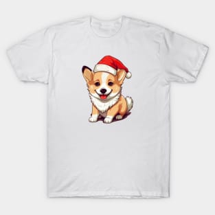 Cute Christmas Corgi T-Shirt